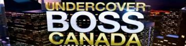 Programme banner for Undercover Boss Canada