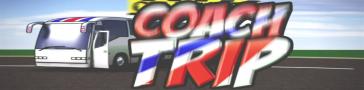 Programme banner for Celebrity Coach Trip
